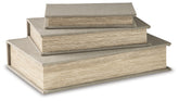 Family Deals Furniture - Ashley Furniture - Jolina Box (Set of 3) - Box Set (3/CN) / Linen - A2000486