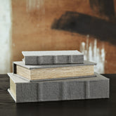 Family Deals Furniture - Ashley Furniture - Jolina Box (Set of 3) - Box Set (3/CN) / Gray - A2000487