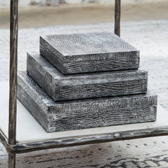 Family Deals Furniture - Ashley Furniture - Keldy Box (Set of 3) - Box Set (3/CN) / Antique Pewter Finish - A2000491