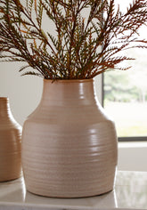 Family Deals Furniture - Ashley Furniture - Millcott Vase - Vase (2/CS) / Tan - A2000582