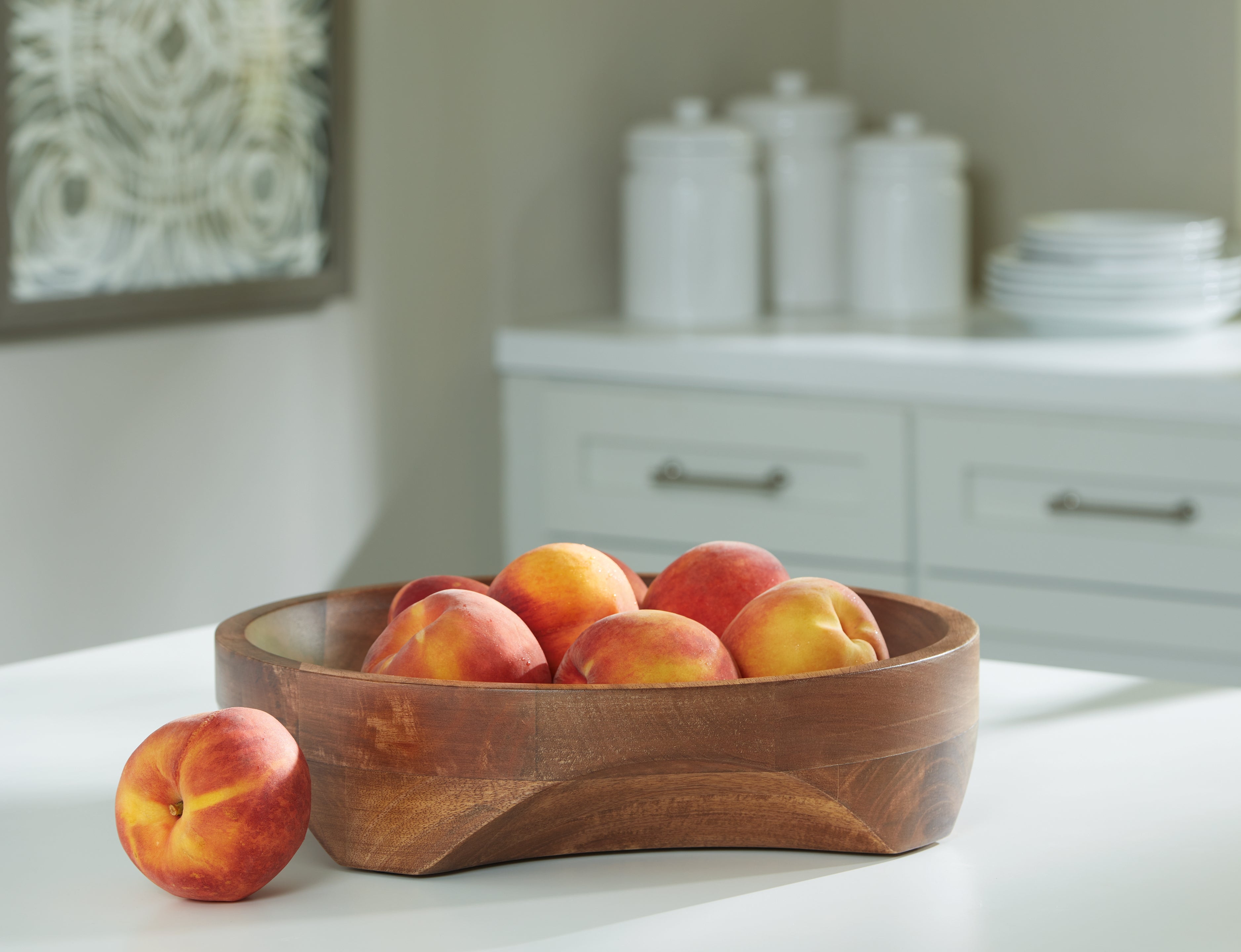 Family Deals Furniture - Ashley Furniture - Myrtewood Bowl - Bowl / Natural - A2000610