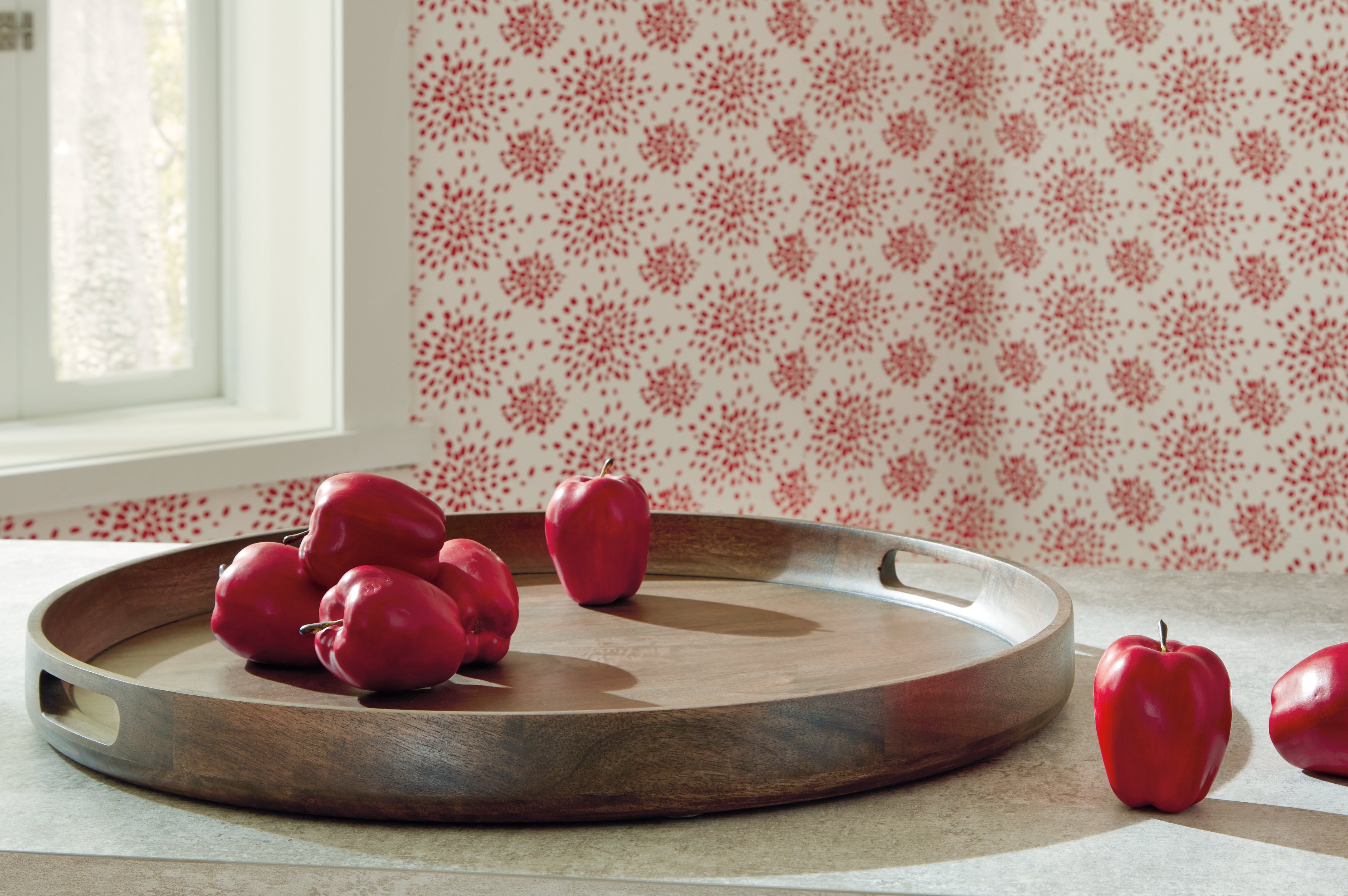 Family Deals Furniture - Ashley Furniture - Webbworth Tray - Tray / Gray Brown - A2000675