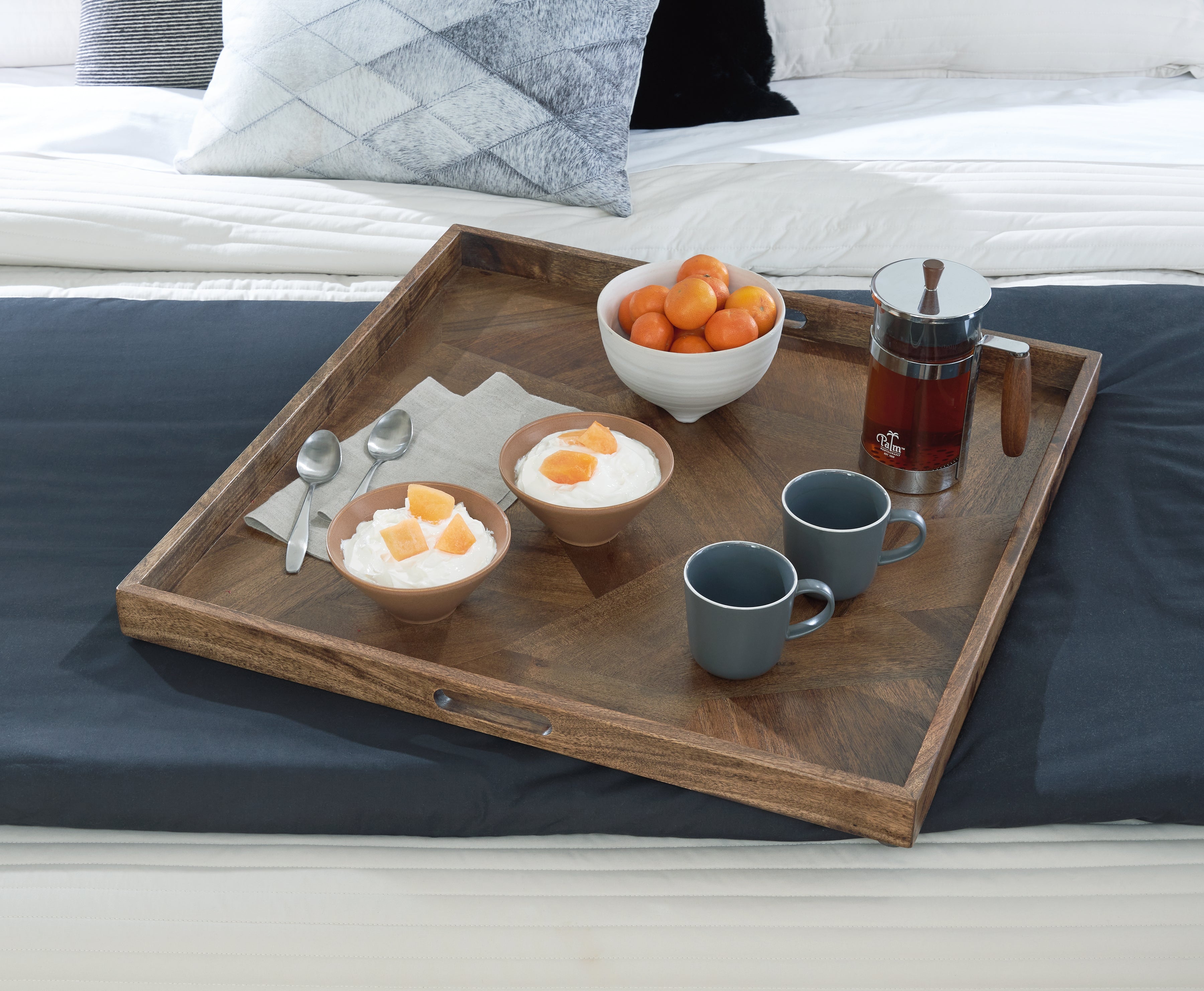 Family Deals Furniture - Ashley Furniture - Heddford Tray - Tray / Brown - A2000722