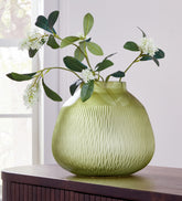 Family Deals Furniture - Ashley Furniture - Scottyard Vase - Vase / Olive Green - A2900007
