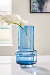 Family Deals Furniture - Ashley Furniture - Bealen Vase - Vase / Dark Blue - A2900013