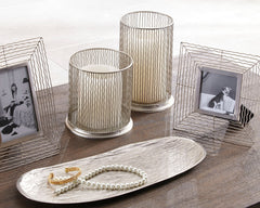 Family Deals Furniture - Ashley Furniture - Dympna Accessory Set (Set of 5) - Accessory Set (5/CN) / Silver Finish - A2C00115