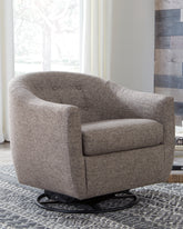 Family Deals Furniture - Ashley Furniture - Upshur Accent Chair - Swivel Glider Accent Chair / Taupe - A3000003