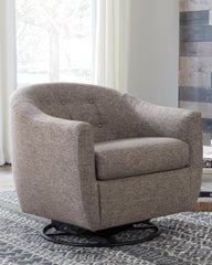 Family Deals Furniture - Ashley Furniture - Upshur Accent Chair - Swivel Glider Accent Chair / Taupe - A3000003