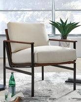 Family Deals Furniture - Ashley Furniture - Tilden Accent Chair - Accent Chair / Ivory/Brown - A3000271