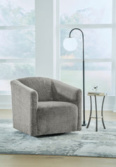 Family Deals Furniture - Ashley Furniture - Bramner Accent Chair - Swivel Accent Chair / Charcoal - A3000330