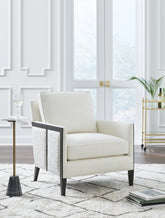 Family Deals Furniture - Ashley Furniture - Ardenworth Accent Chair - Accent Chair / Black/Ivory - A3000647