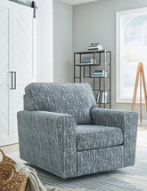 Family Deals Furniture - Ashley Furniture - Aterburm Swivel Accent Chair - Swivel Accent Chair / Twilight - A3000649
