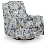 Family Deals Furniture - Ashley Furniture - Dustinford Swivel Glider Accent Chair - Swivel Glider Accent Chair / Multi - A3000732