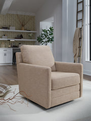 Family Deals Furniture - Ashley Furniture - Freybourne Next-Gen Nuvella Swivel Accent Chair - Swivel Accent Chair / Twill - A3000736