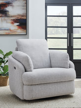 Family Deals Furniture - Ashley Furniture - Alainmont Next-Gen Nuvella Swivel Power Recliner - Swivel Power Recliner / Stone - A3000739