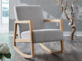 Family Deals Furniture - Ashley Furniture - Wychworth Accent Chair - Accent Chair / Gray/Natural - A3000745