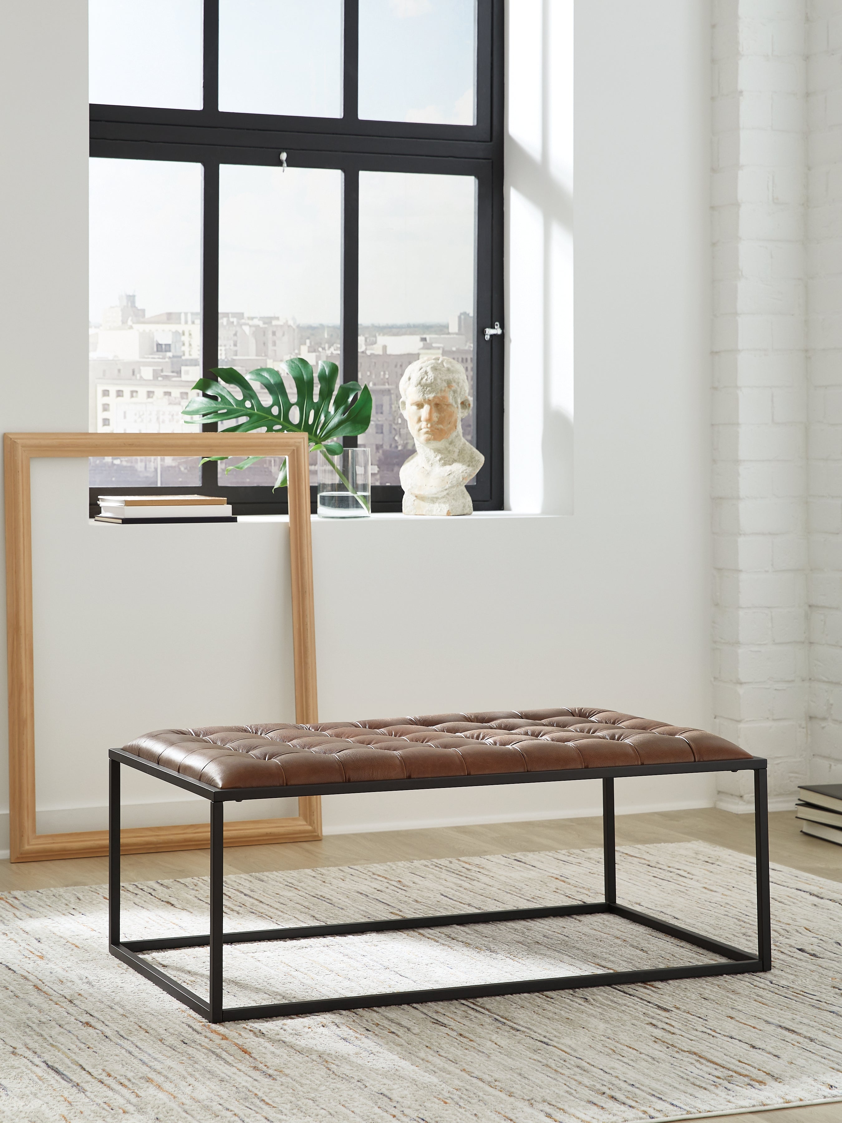 Family Deals Furniture - Ashley Furniture - Junsor Living Room - Cocktail Ottoman - A3000826