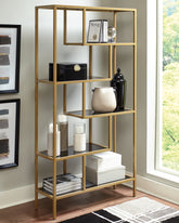 Family Deals Furniture - Ashley Furniture - Frankwell Bookcase - Bookcase / Brown/Black - A4000021