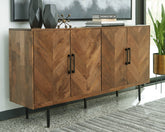 Family Deals Furniture - Ashley Furniture - Prattville Accent Cabinet - Accent Cabinet / Brown - A4000308