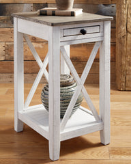 Family Deals Furniture - Ashley Furniture - Adalane Accent Table - Accent Table / White/Gray - A4000374