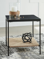 Family Deals Furniture - Ashley Furniture - Minrich Accent Table - Accent Table / Black/Natural - A4000591
