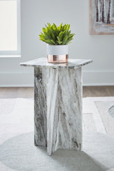 Family Deals Furniture - Ashley Furniture - Keithwell Accent Table - Accent Table / Gray - A4000611