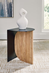 Family Deals Furniture - Ashley Furniture - Ladgate Accent Table - Accent Table / Black/Natural - A4000628