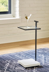 Family Deals Furniture - Ashley Furniture - Mannill Accent Table - Accent Table / Black/White - A4000630