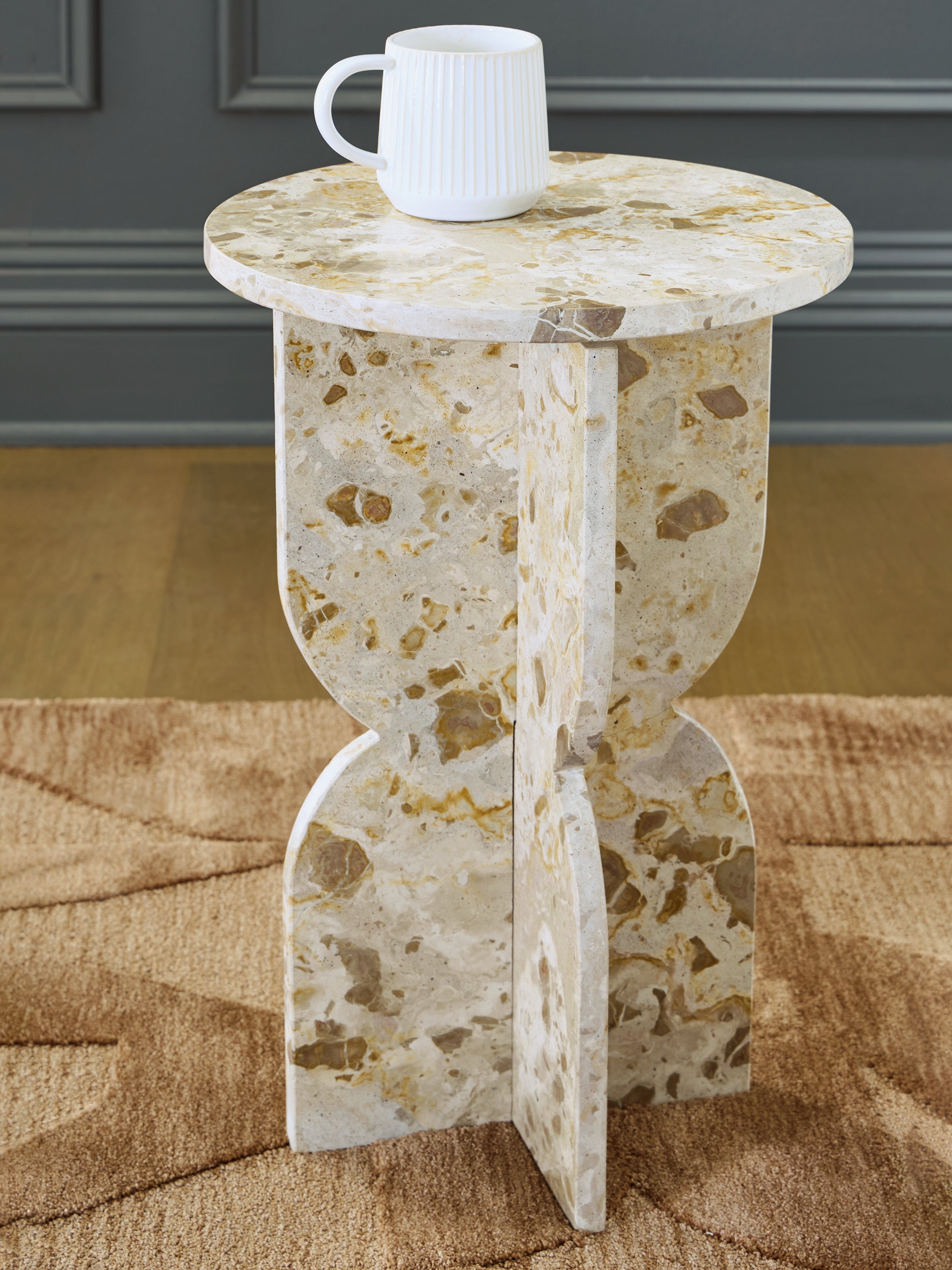 Family Deals Furniture - Ashley Furniture - Treygan Accent Table - Accent Table / Beige - A4000647