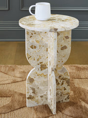 Family Deals Furniture - Ashley Furniture - Treygan Accent Table - Accent Table / Beige - A4000647