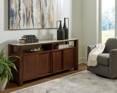 Family Deals Furniture - Ashley Furniture - Tobinville Accent Cabinet - Accent Cabinet / Dark Brown - A4000673