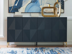 Family Deals Furniture - Ashley Furniture - Loirwick Accent Cabinet - Accent Cabinet / Dark Blue - A4000677