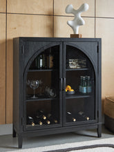 Family Deals Furniture - Ashley Furniture - Armenleigh Accent Cabinet - Bar Cabinet / Black/Brown - A4000702