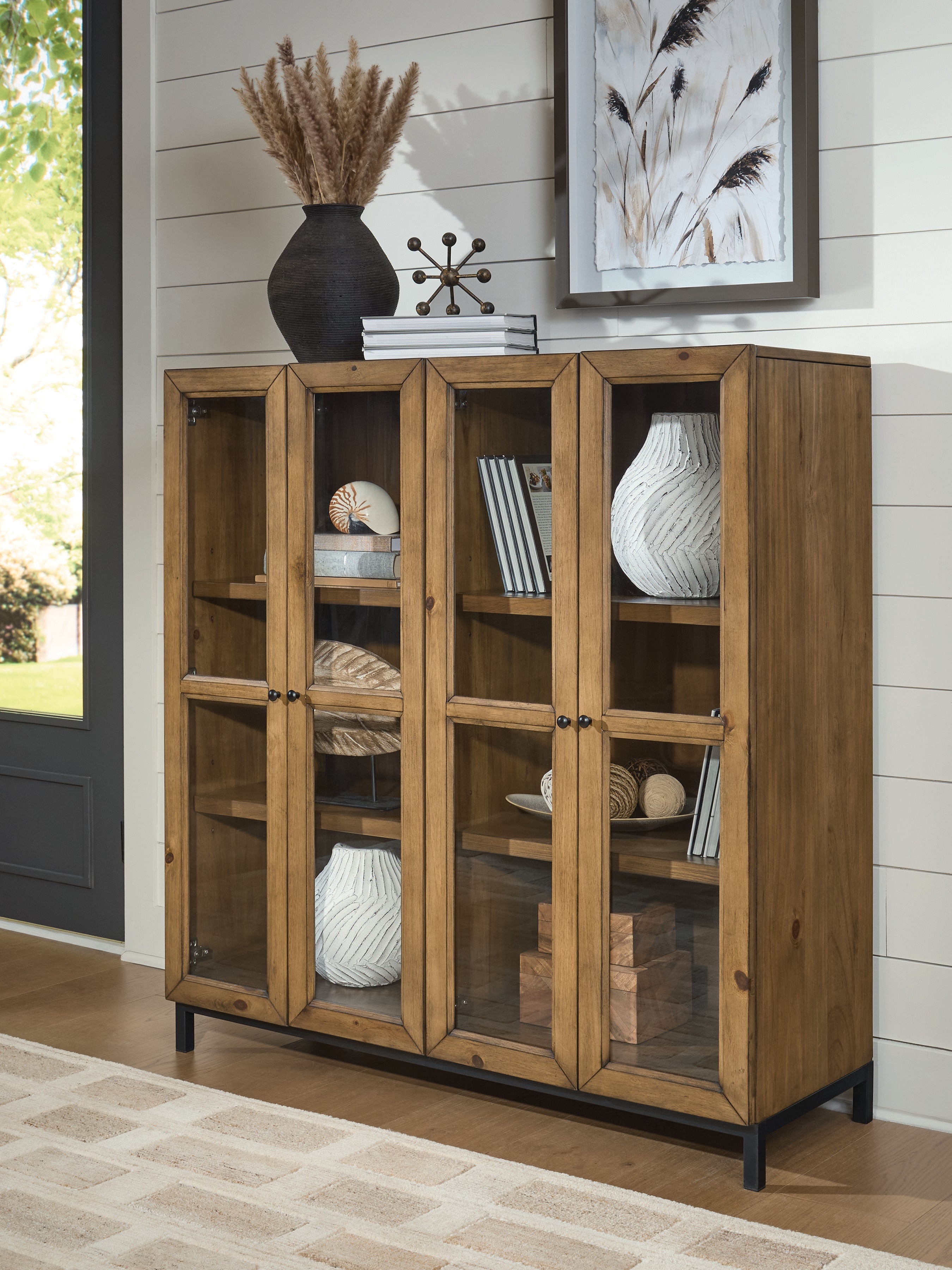 Family Deals Furniture - Ashley Furniture - Wrenridge Accent Cabinet - Accent Cabinet / Gray Brown - A4000706