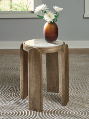 Family Deals Furniture - Ashley Furniture - Gavrilley Accent Table - Accent Table / Gray/White/Brown - A4000722