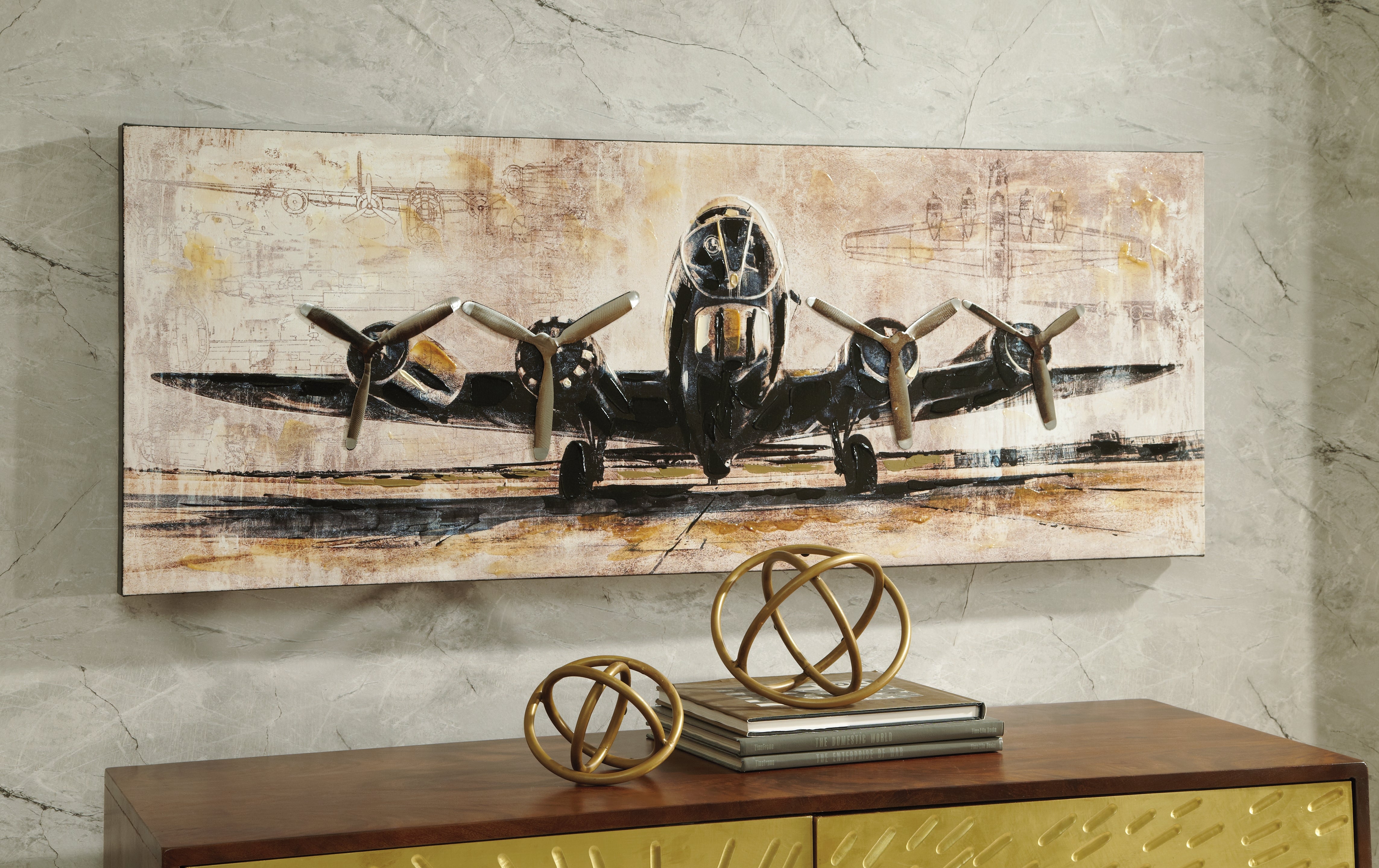 Family Deals Furniture - Ashley Furniture - Kalene Wall Decor - Wall Art / Brown/Black - A8000152