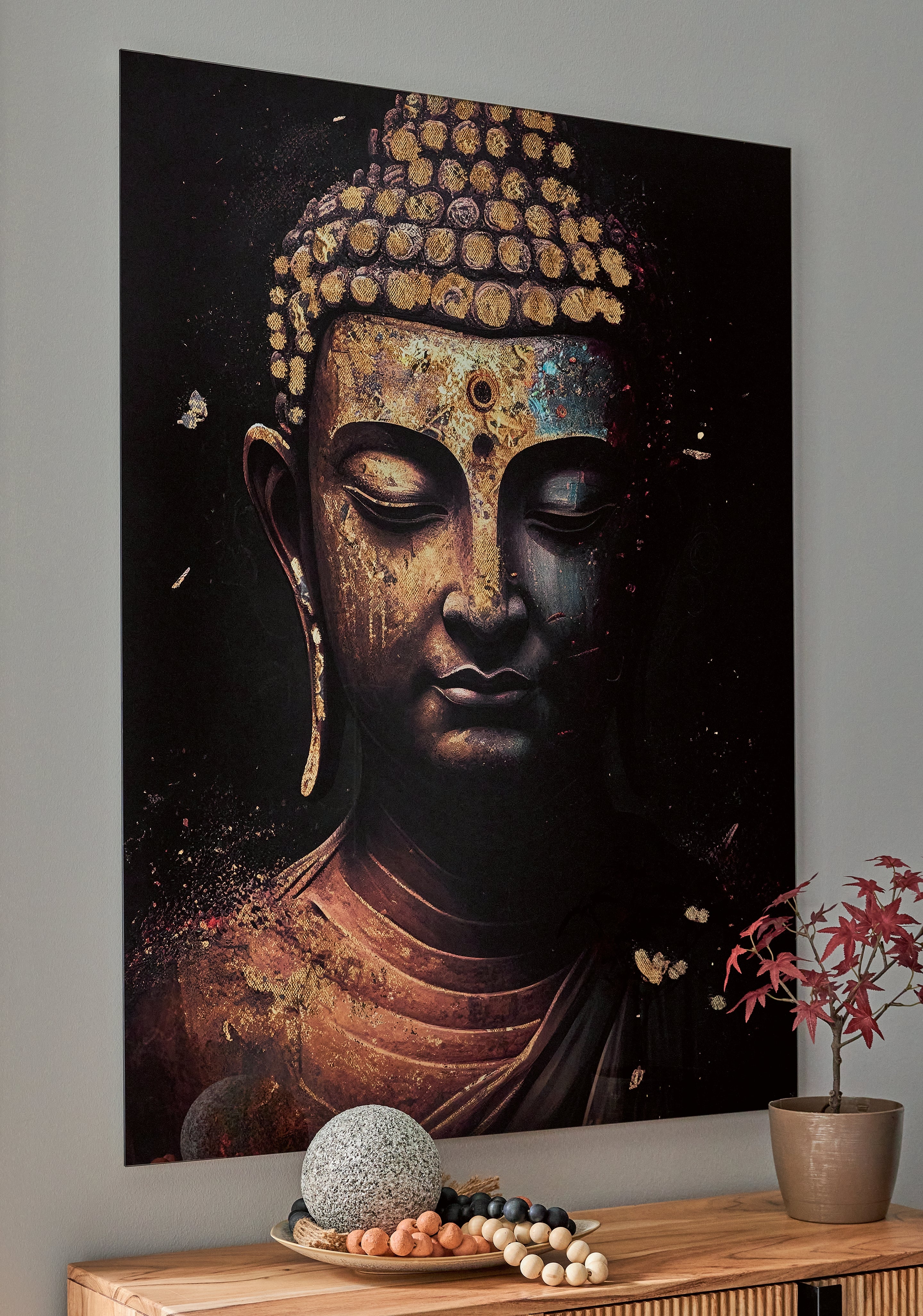Family Deals Furniture - Ashley Furniture - Caymoore Wall Decor - Wall Art / Black/Gold Finish - A8000423