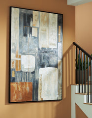 Family Deals Furniture - Ashley Furniture - Howford Wall Decor - Wall Art / Brown/Black/Gray - A8000426