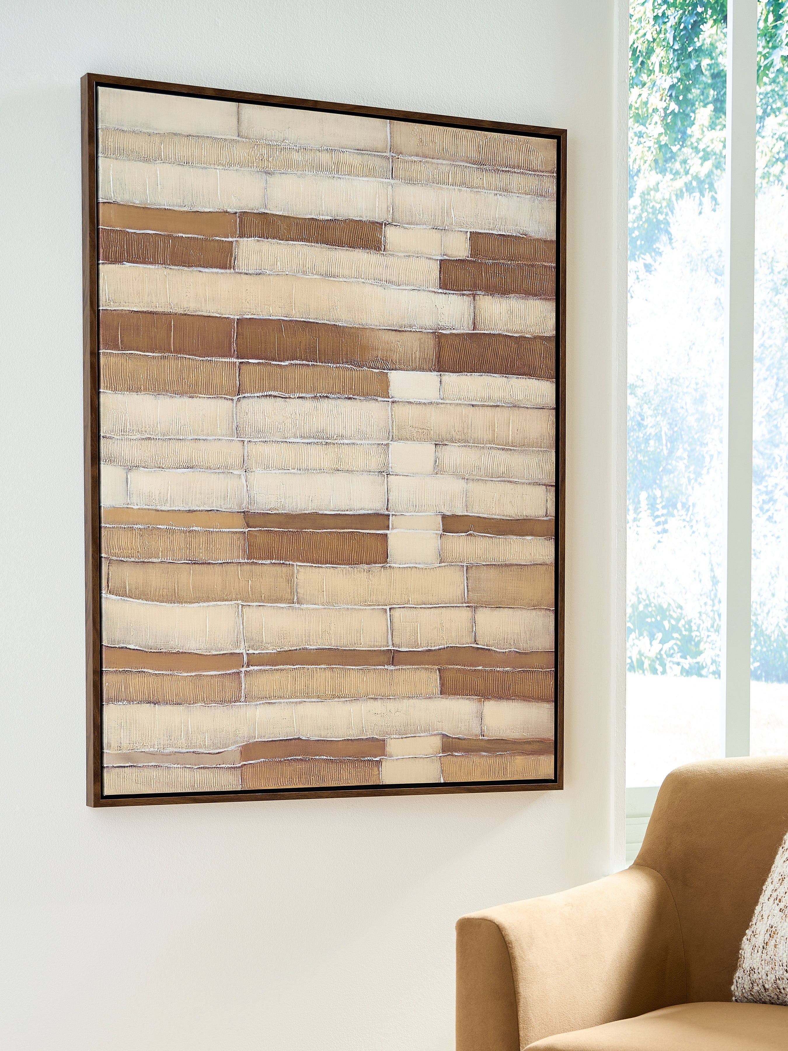 Family Deals Furniture - Ashley Furniture - Kalanmore Wall Decor - Wall Art / Brown/Tan/White - A8000460