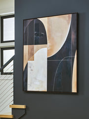 Family Deals Furniture - Ashley Furniture - Ewanford Wall Decor - Wall Art / Black/Brown/Tan - A8000464