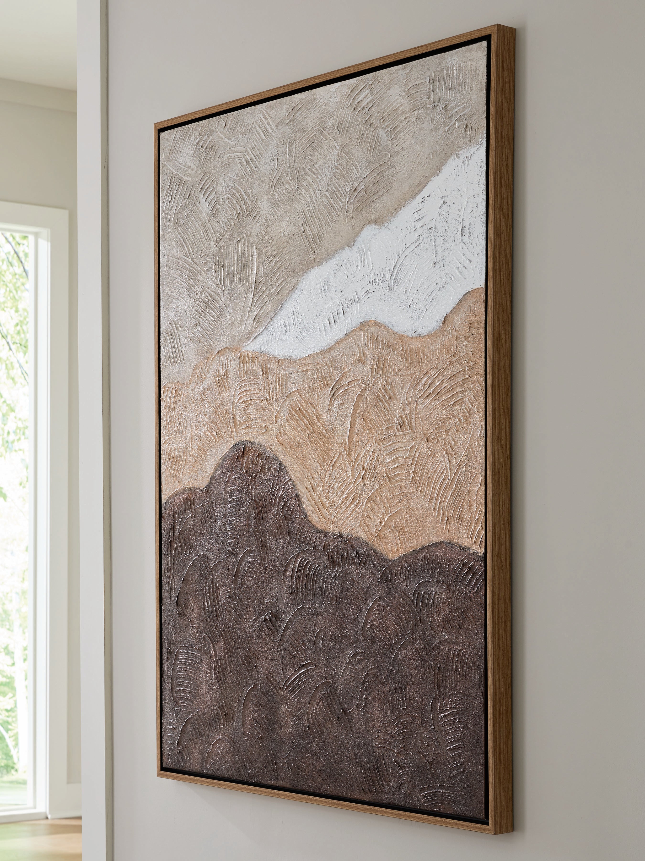 Family Deals Furniture - Ashley Furniture - Fanthorne Wall Decor - Wall Art / Tan/Brown/White - A8000500