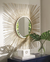 Family Deals Furniture - Ashley Furniture - Elspeth Mirror - Accent Mirror / Gold Finish - A8010124