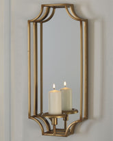Family Deals Furniture - Ashley Furniture - Dumi Wall Decor - Wall Sconce / Gold Finish - A8010153