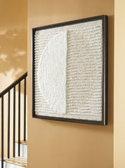 Family Deals Furniture - Ashley Furniture - Bachard Wall Decor - Wall Decor / Tan/White - A8010330