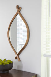 Family Deals Furniture - Ashley Furniture - Bartner Mirror - Accent Mirror / Antique Gold Finish - A8010340