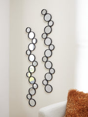Family Deals Furniture - Ashley Furniture - Vinler Mirror - Accent Mirror Set (Set of 2) / Black - A8010353