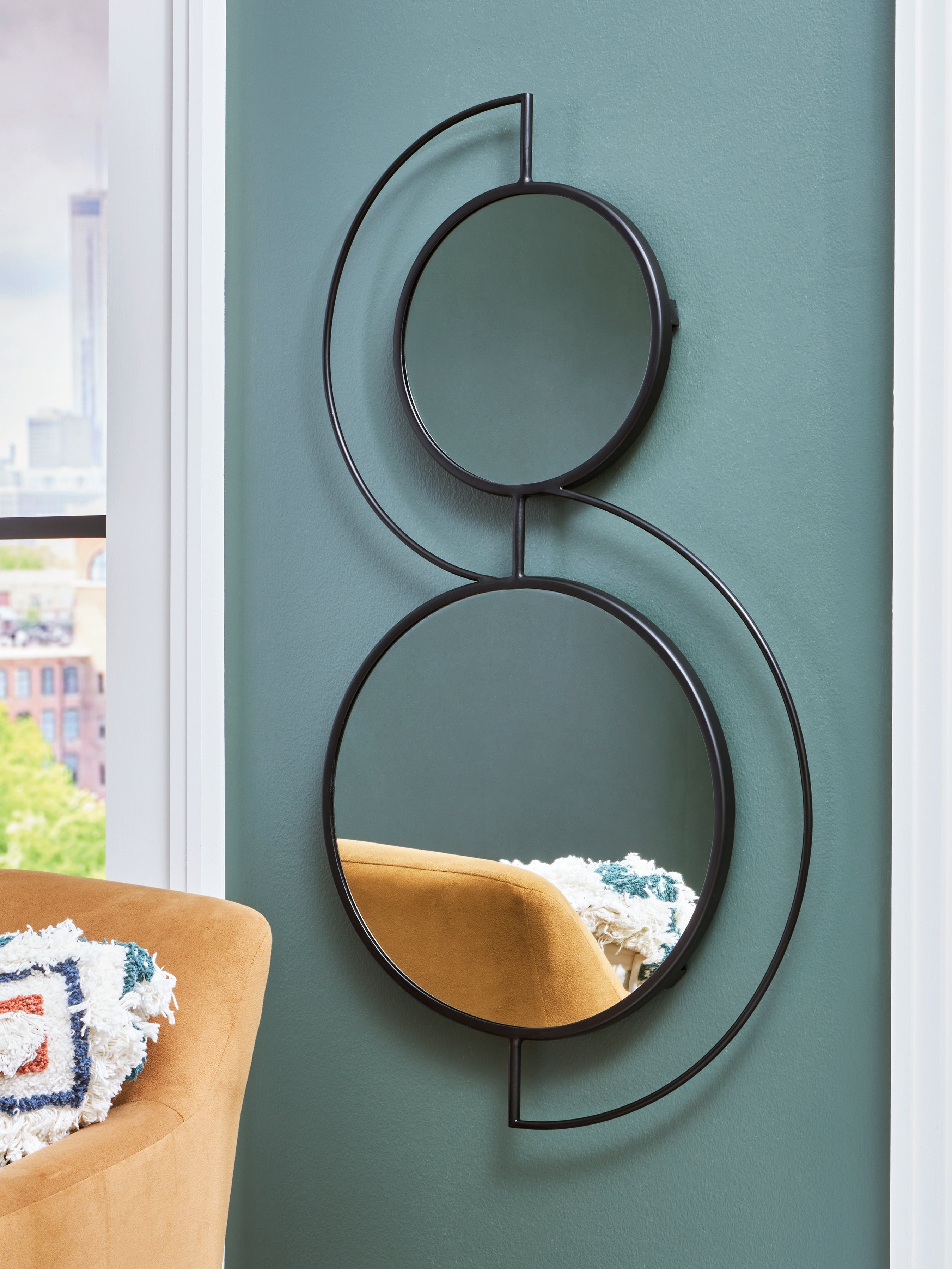 Family Deals Furniture - Ashley Furniture - Shayham Mirror - Accent Mirror / Black - A8010402