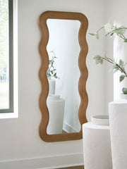 Family Deals Furniture - Ashley Furniture - Ellisonville Mirror - Floor Mirror / Brown - A8010413