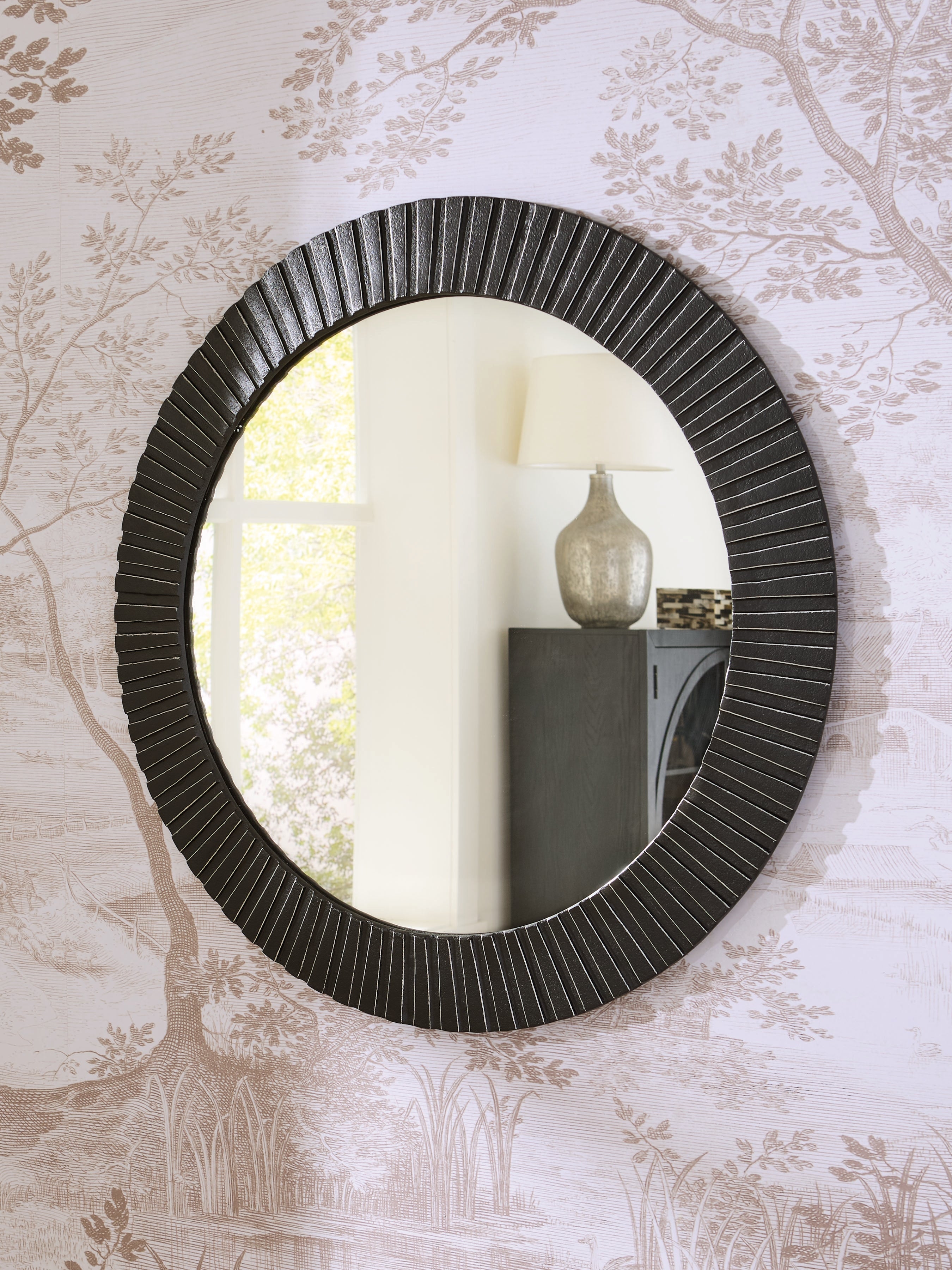 Family Deals Furniture - Ashley Furniture - Ozias Mirror - Accent Mirror / Black - A8010417