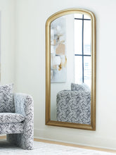 Family Deals Furniture - Ashley Furniture - Fintan Mirror - Floor Mirror / Gold Finish - A8010436